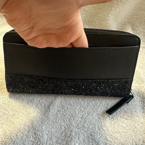 New AUTHENTIC Kate Spade New York Ina Greta court glitter wallet - Picture 4 of 10